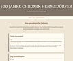 Chronik Hermsdörfer
